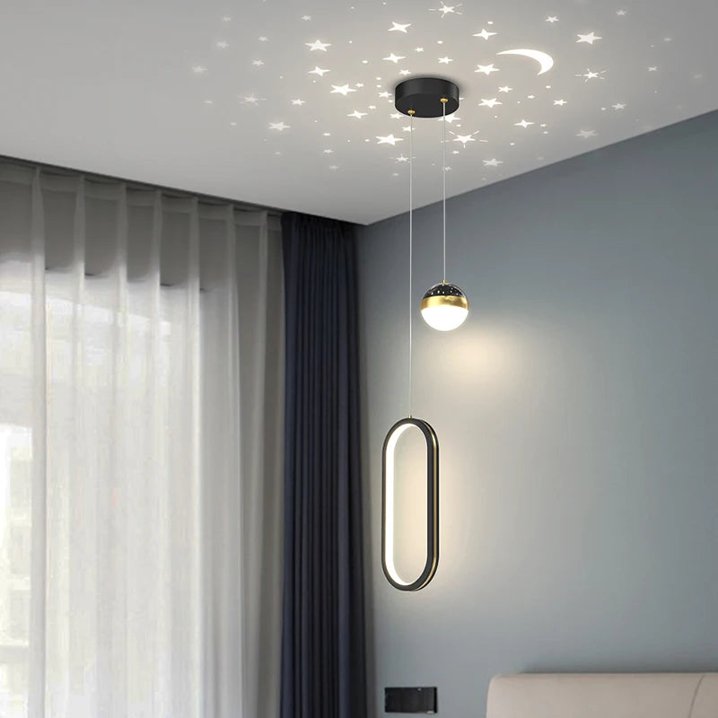 suspension modernes pour éclairage intérieur barre