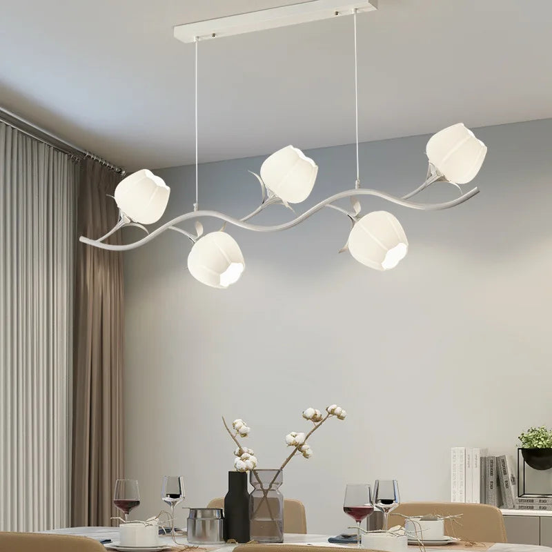 suspension à fleurs de style pastoral pour décoration intérieure