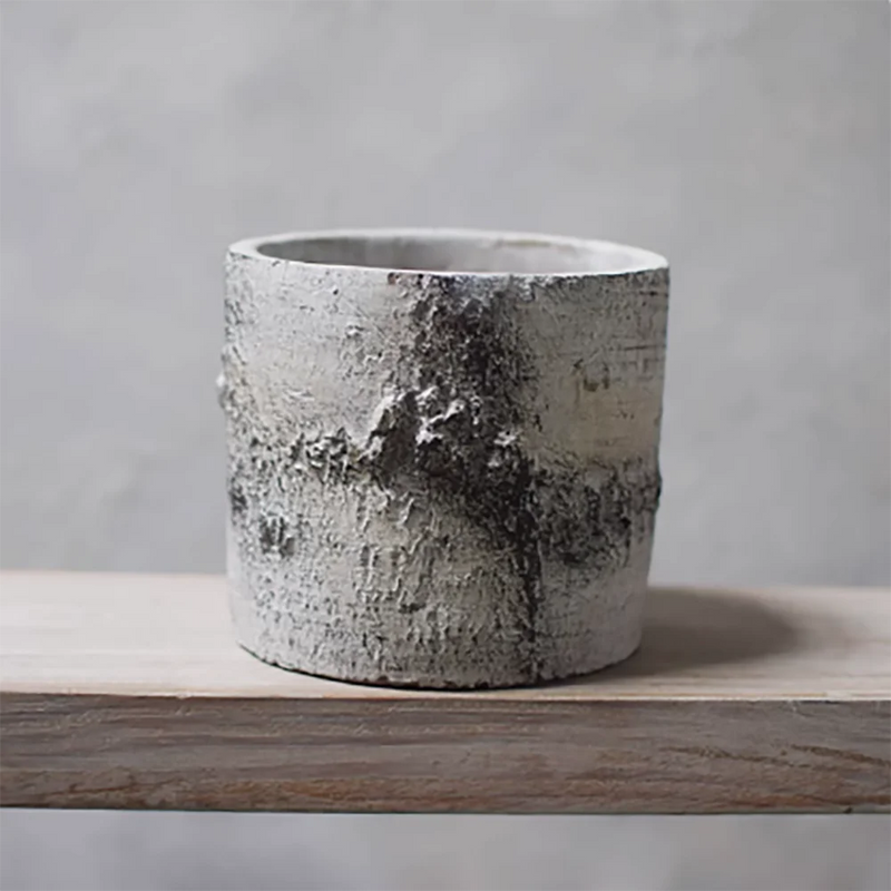 moule en silicone rétro pour pot de fleurs en ciment