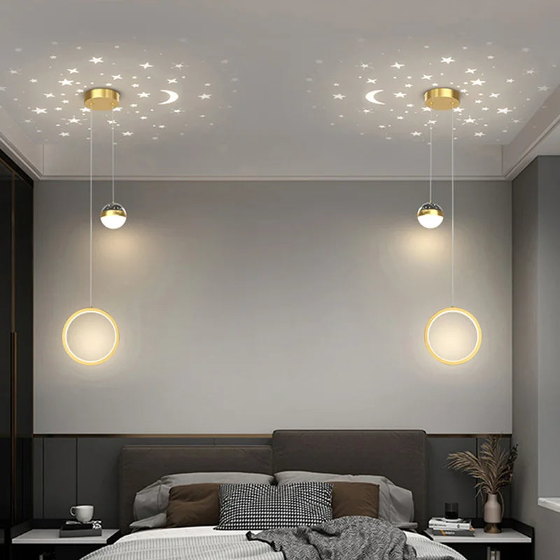 suspension modernes pour éclairage intérieur barre