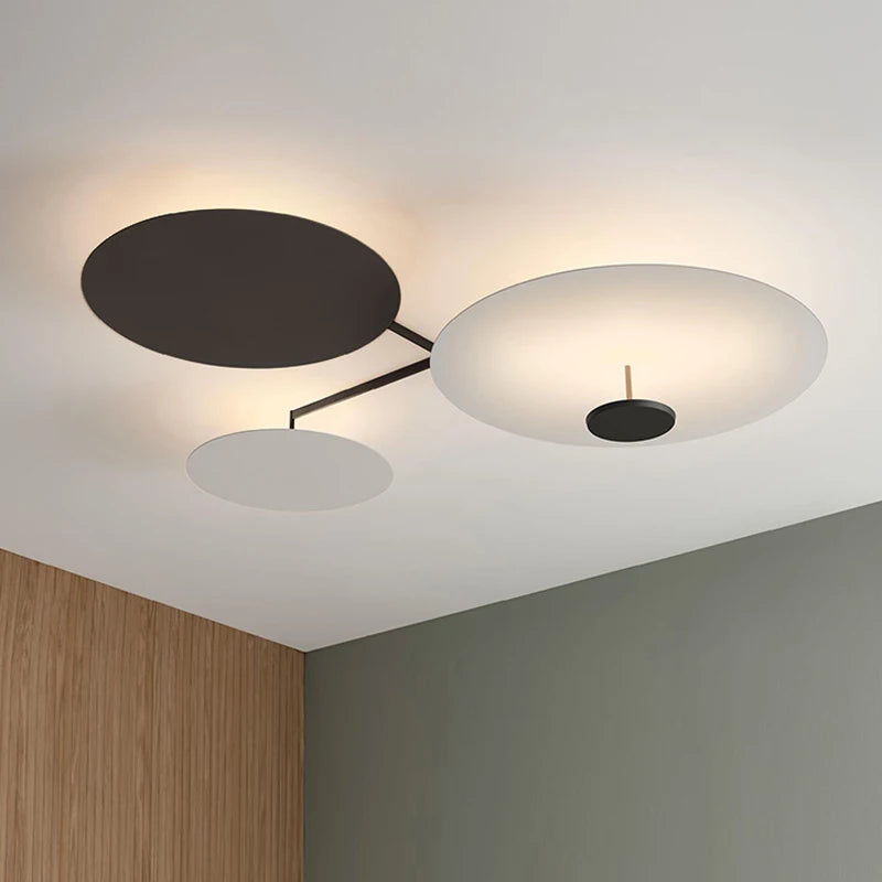 lustre moderne à led au design artistique pour décoration intérieure
