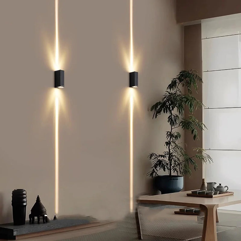 applique murale led extérieure moderne étanche en aluminium