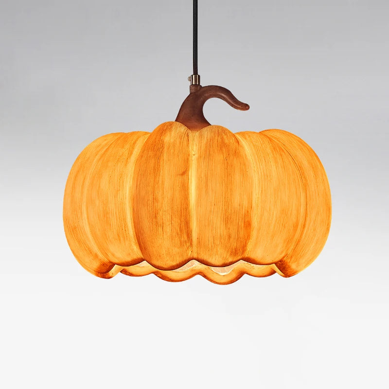 lustre japonais rétro wabi sabi led citrouille pour restaurant