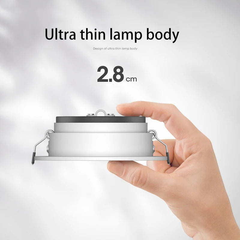 projecteurs led encastrés ultra mince en aluminium