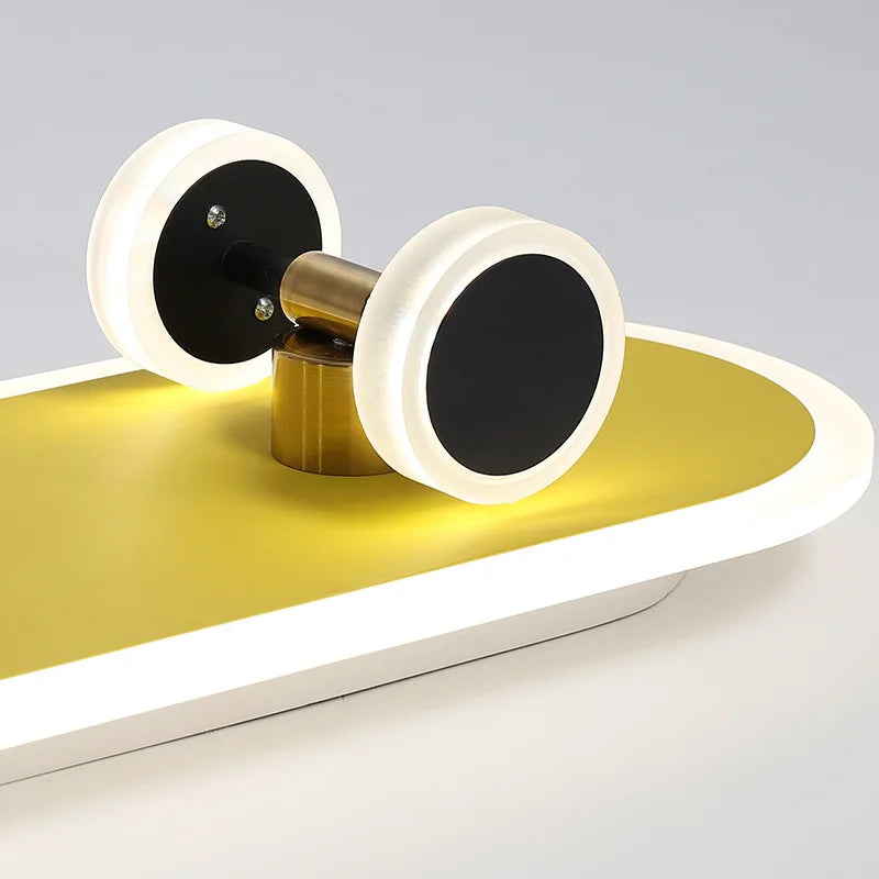 plafonnier scooter boy lampe décorative pour chambre enfant