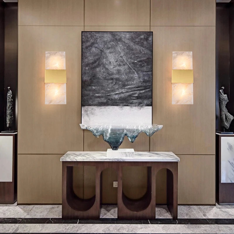 applique murale led en cuivre design moderne et personnalisable