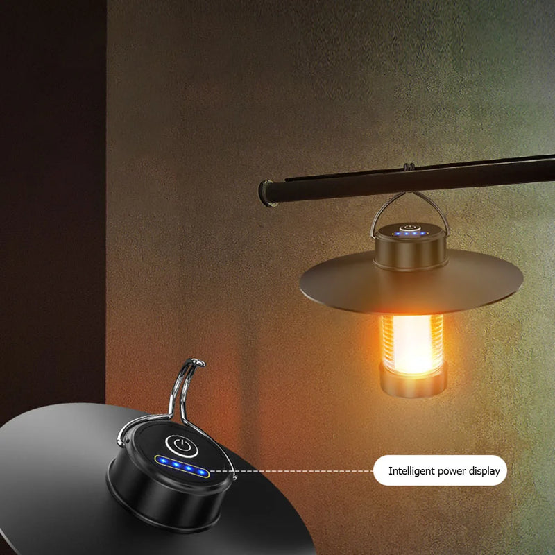 lampe de camping led magnétique lumière d'urgence portable et rechargeable