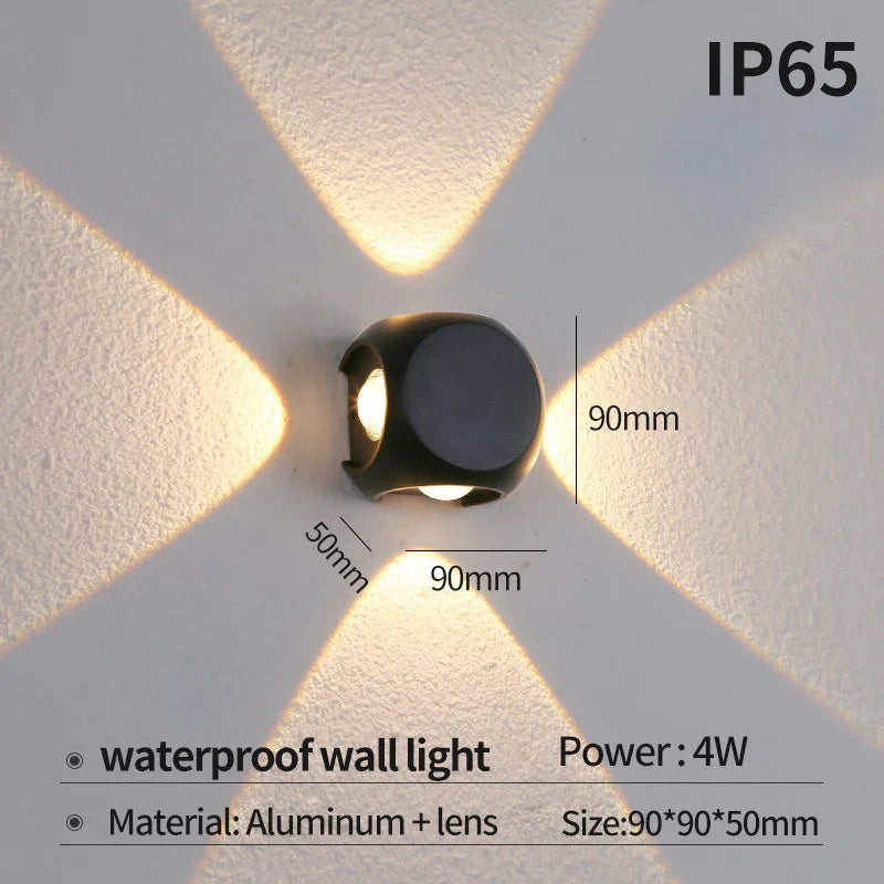 applique murale led moderne pour intérieur et extérieur