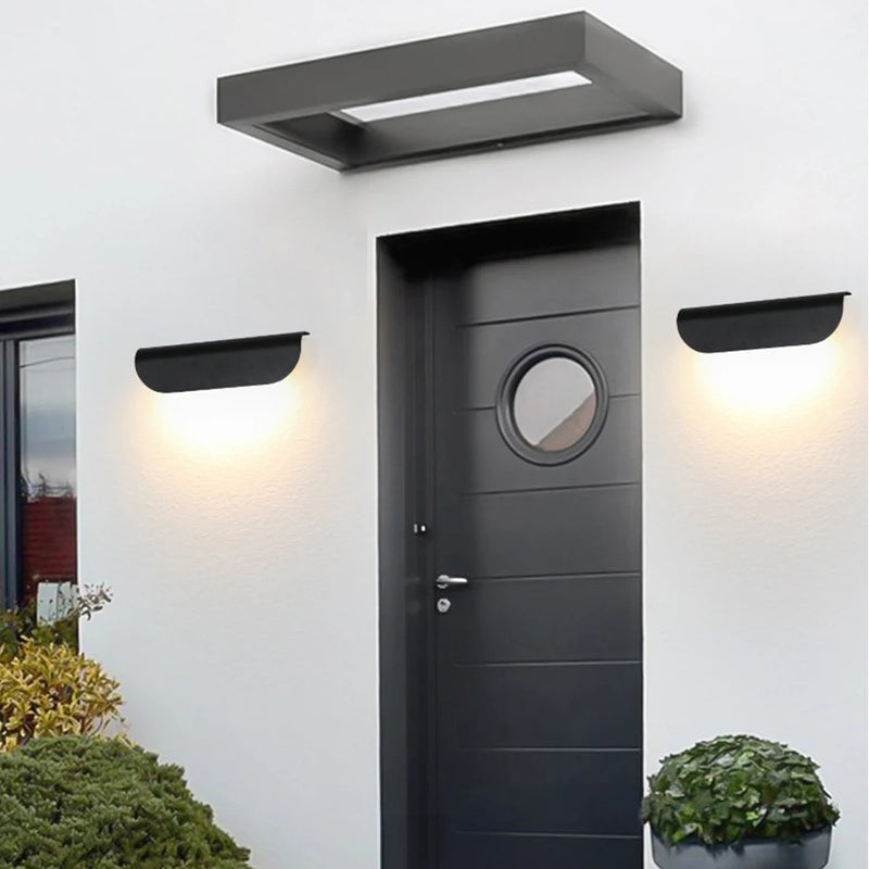 applique murale LED lampe extérieure IP65 étanche pour intérieur chambre escalier extérieur balcon couloir éclairage de jardin