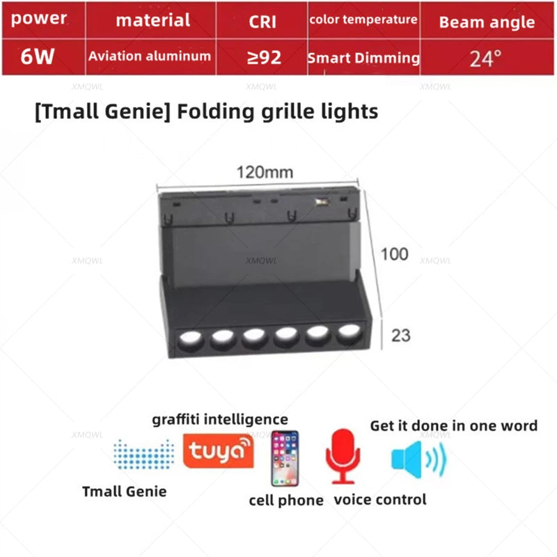 lampe intelligente à commande vocale avec éclairage intégré