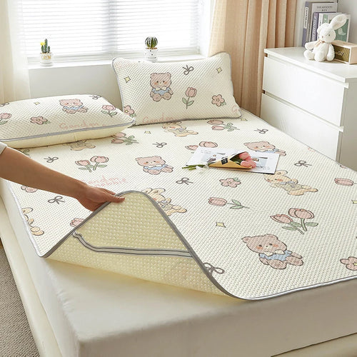 serviette en coton d'été série dessins animés fraîche et confortable