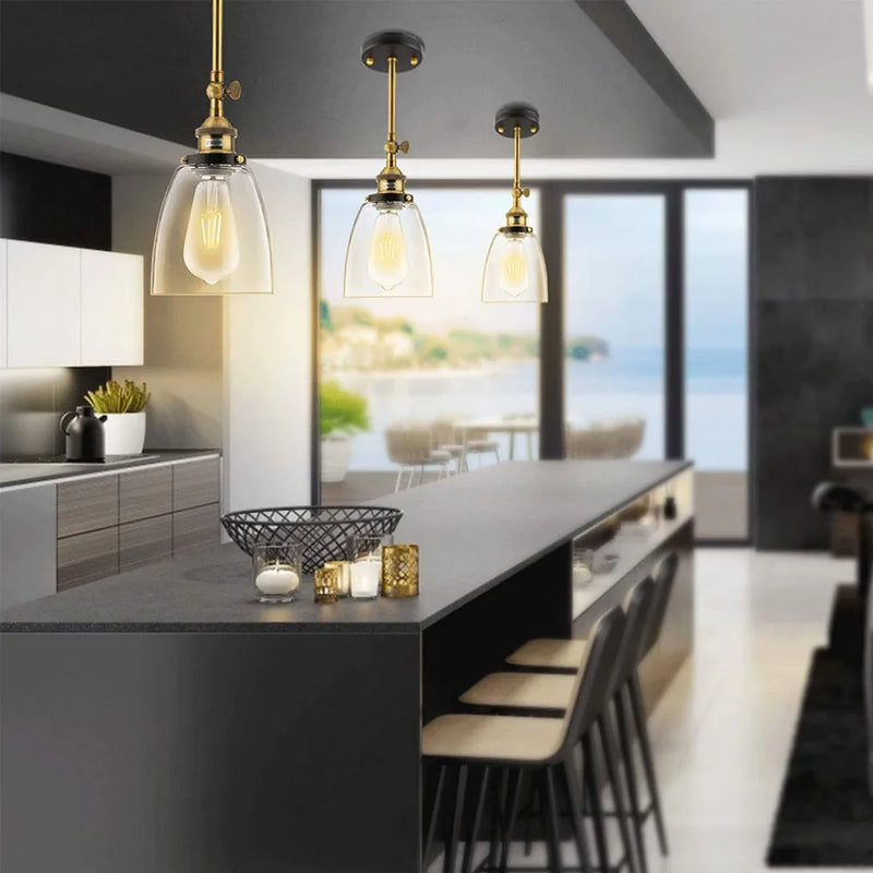 Applique murale américaine industrielle Vintage Style Loft applique murale pour chevet applique murale verre fer Art Edison LED luminaires