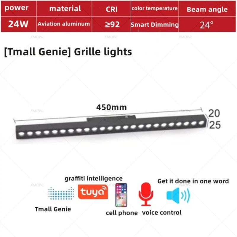 lampe intelligente à commande vocale avec éclairage intégré