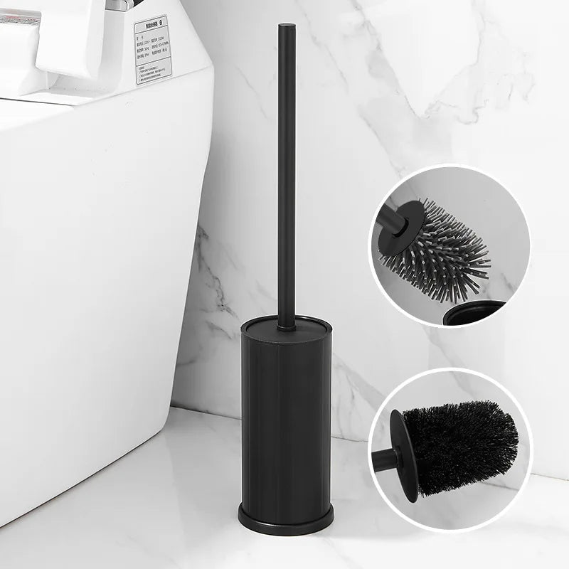 brosse de toilette avec support pour salle de bain