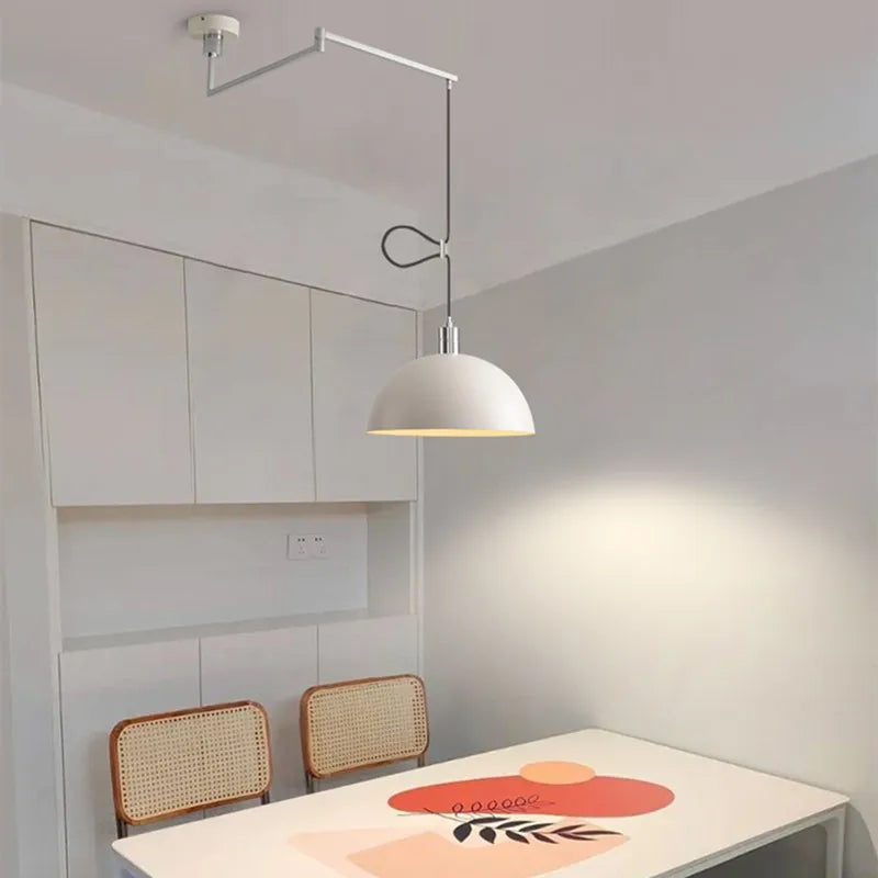 lustre pliable moderne nordique design télescopique pour intérieur contemporain