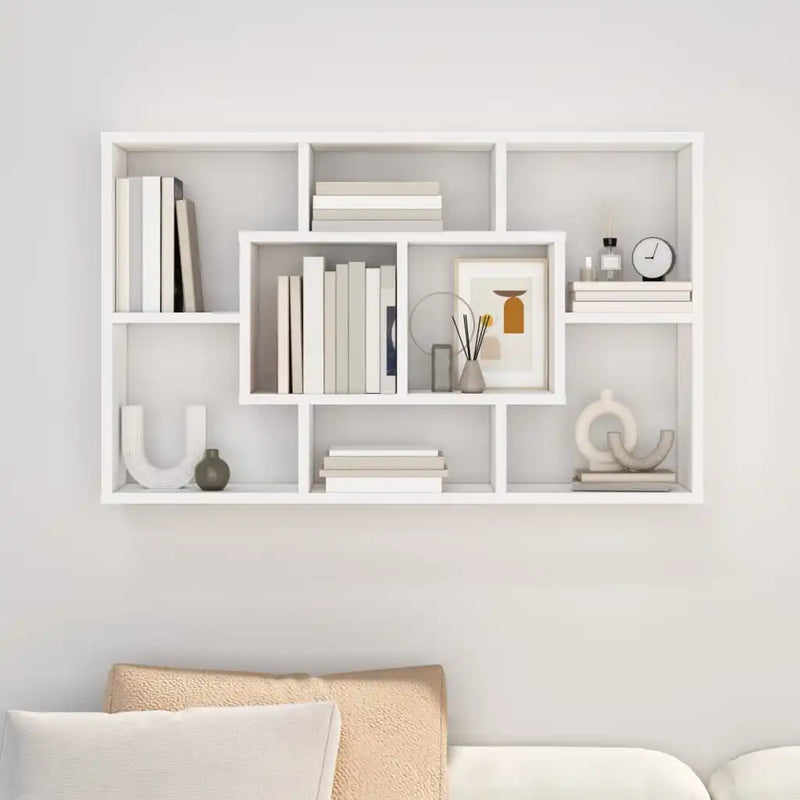 étagère murale en bois ingénierie moderne design simple pour intérieur