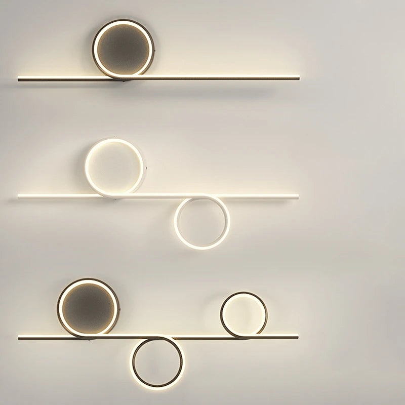 applique murale led moderne simple créativité nordique personnalisée