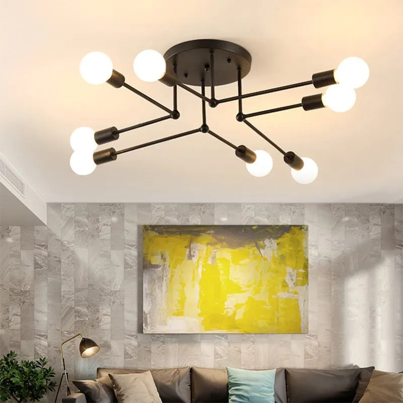 Plafonniers à plusieurs lampes moderne