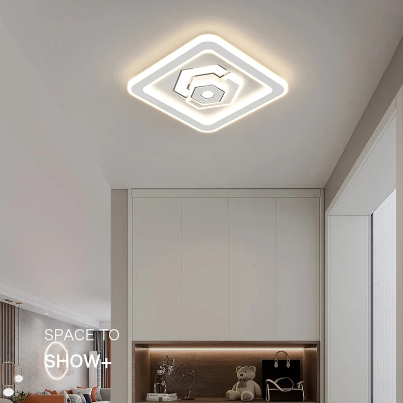 allée nordique led lumières de luxe personnalité créative