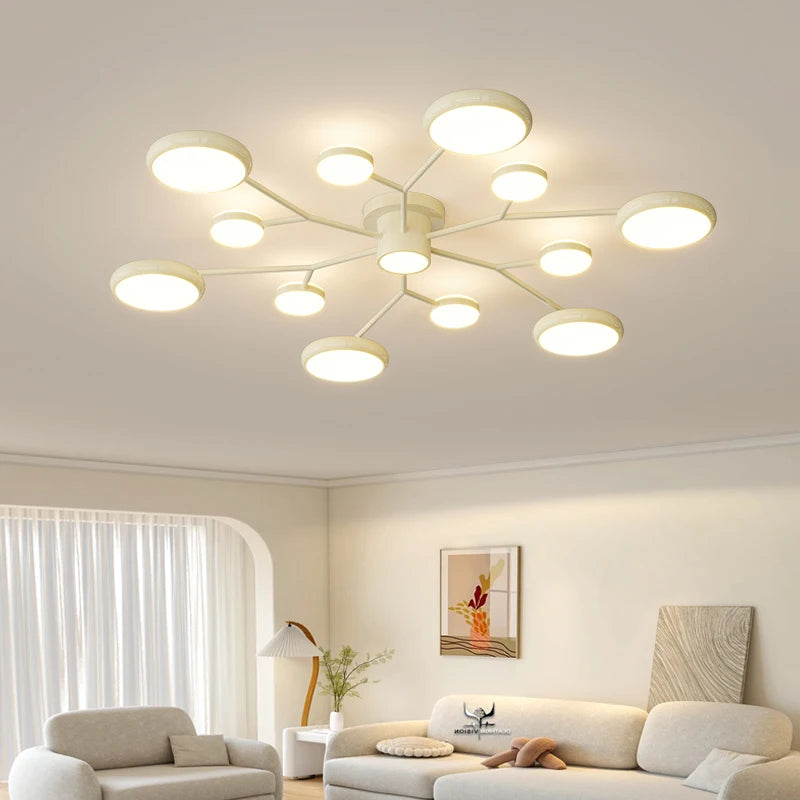 Plafonnier led moderne lumineux pour décoration intérieure suspendu