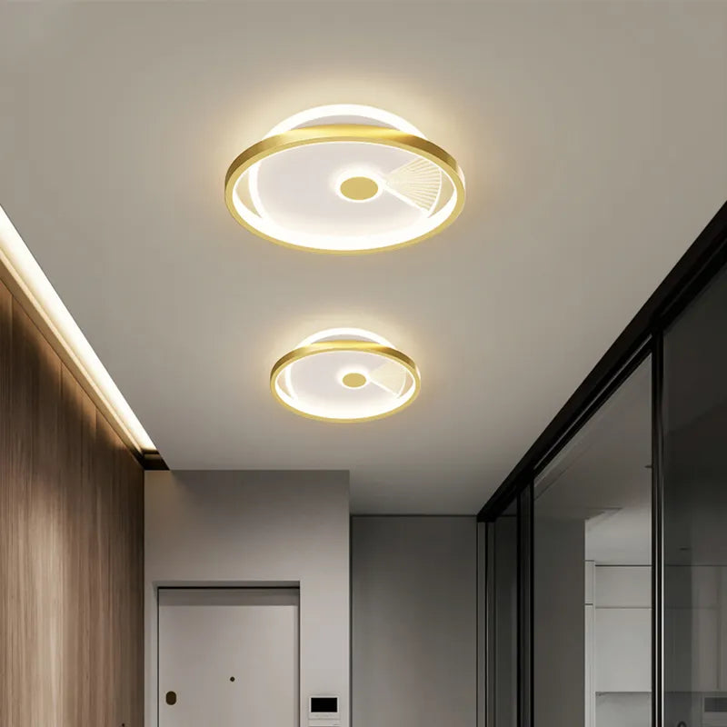 plafonniers simples modernes en fer forgé luminaires géométriques