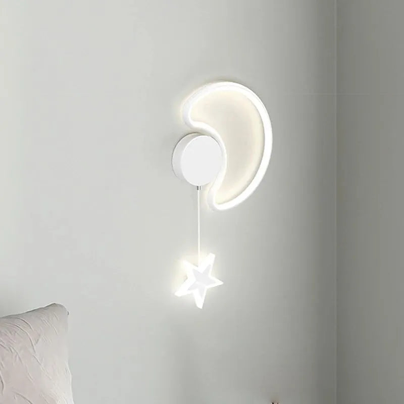 Applique murale LED modernes fer acrylique nuage étoile lune chambre d'enfants décor appliques pour chambre allée étude salon maison Lustre
