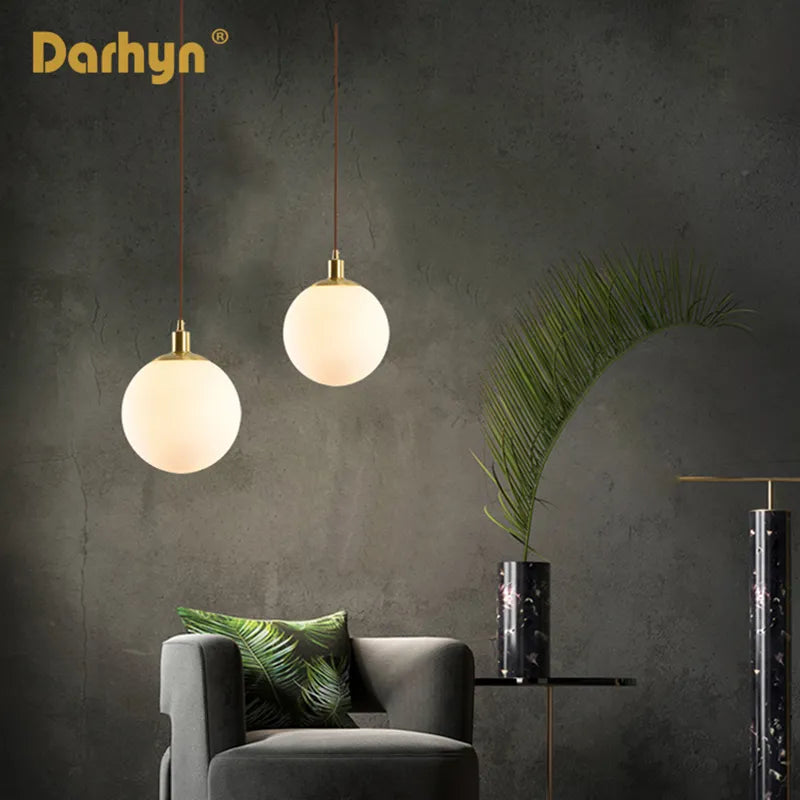 Suspension en verre nordique