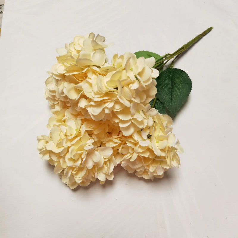 bouquets d'hortensias artificiels en soie pour décoration florale