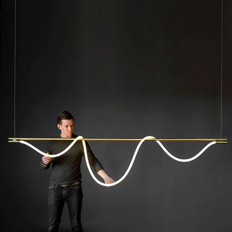 lustre design moderne led pour éclairage intérieur