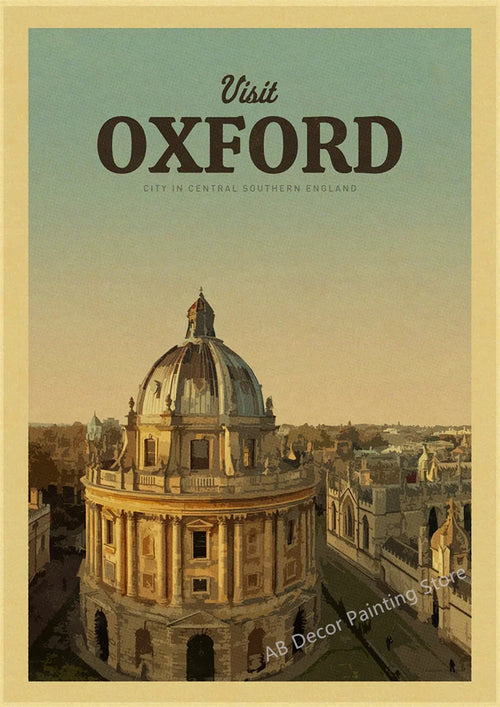 affiche vintage de voyage dans le monde entier