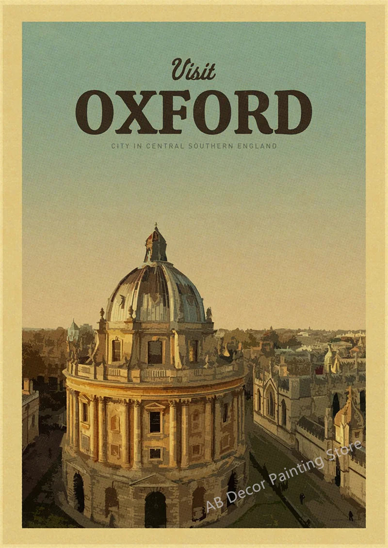 affiche vintage de voyage dans le monde entier