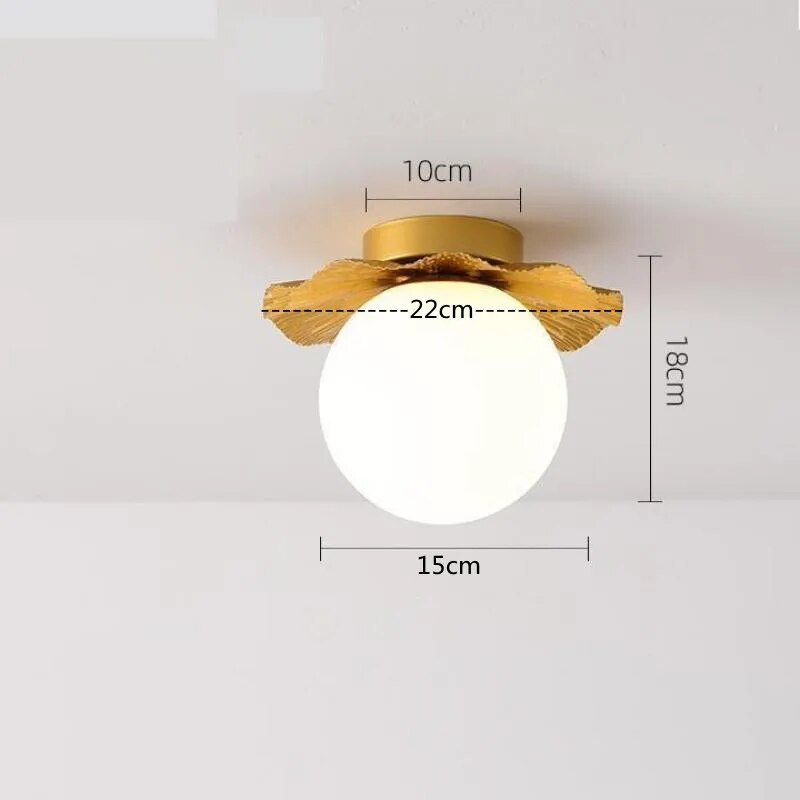 Plafonnier nordique moderne Lotus salon