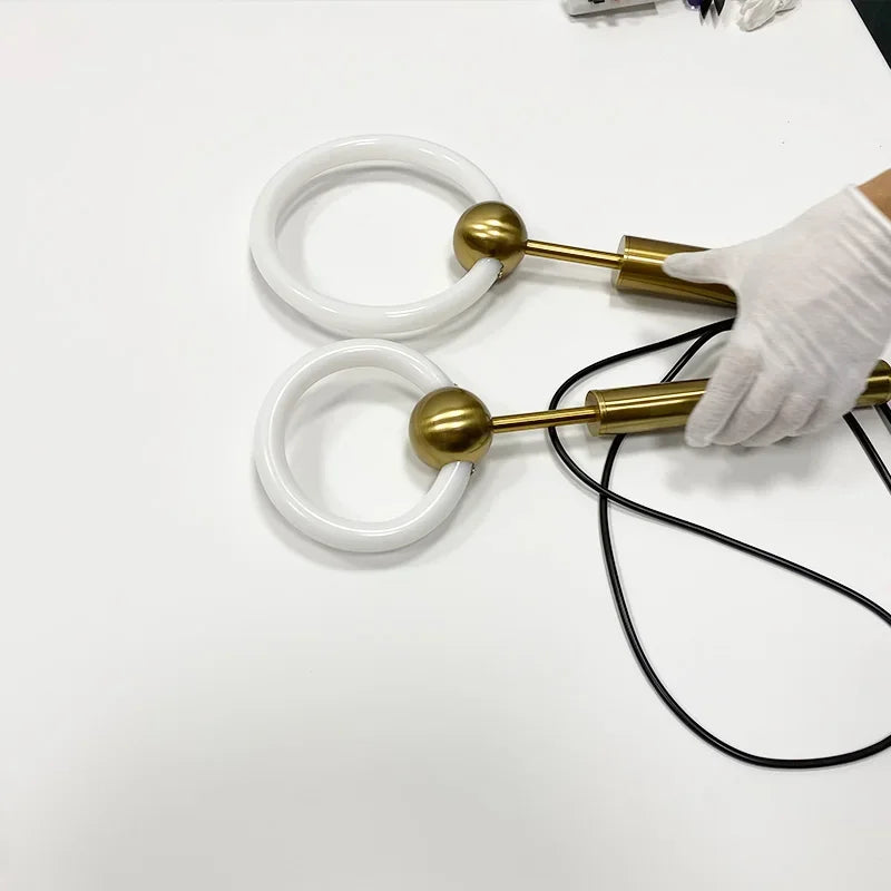 lustres led modernes luxueux lampes suspendues décoration