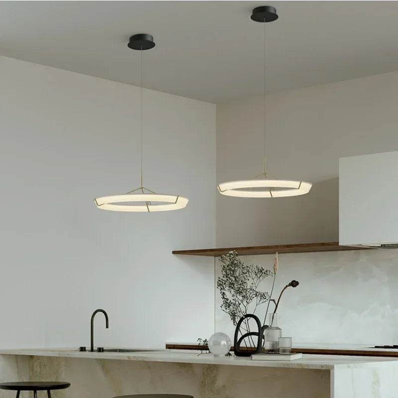 lustre nordique design suspension décorative en acrylique LED