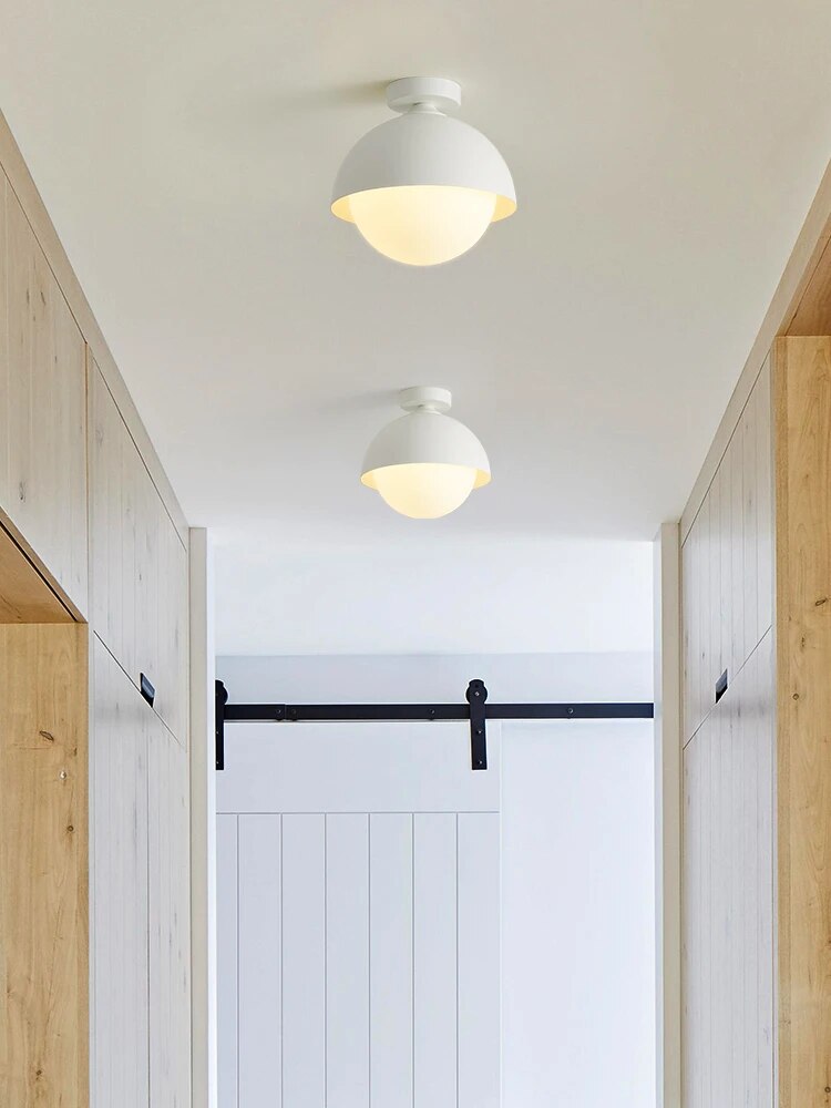 Éclairage créatif couloir porche balcon chambre