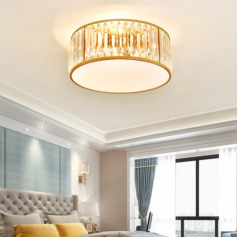 plafonnier led en cristal décoration intérieure moderne pour votre espace