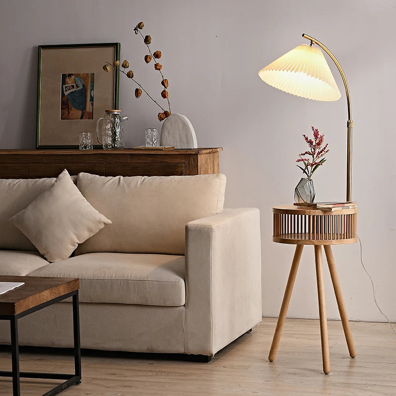 Lampadaires Led en bois