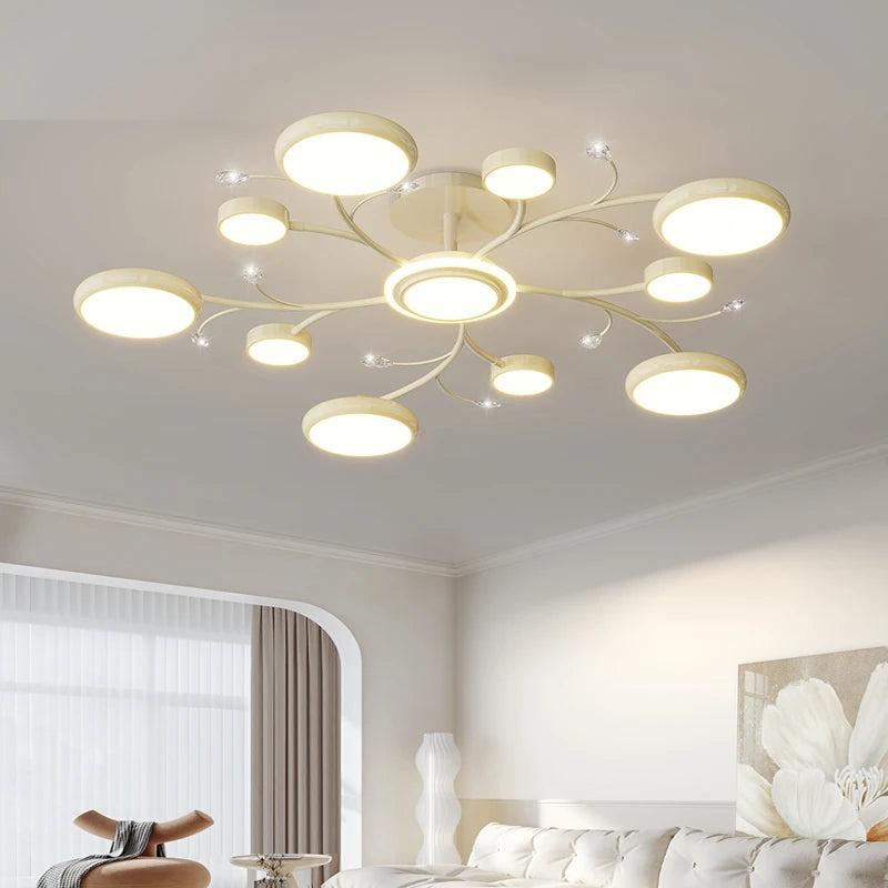 Plafonnier led moderne lumineux pour décoration intérieure suspendu