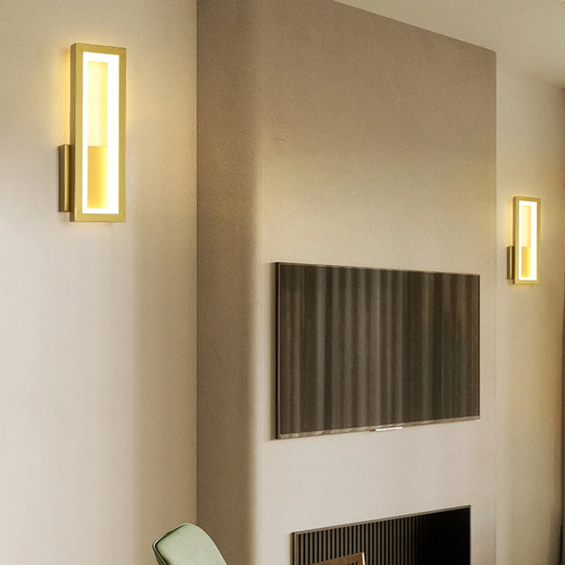 applique murale led moderne pour éclairage domestique nordique