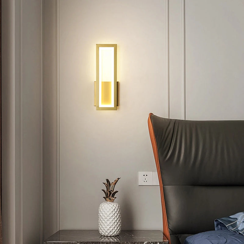 applique murale led moderne pour éclairage domestique nordique