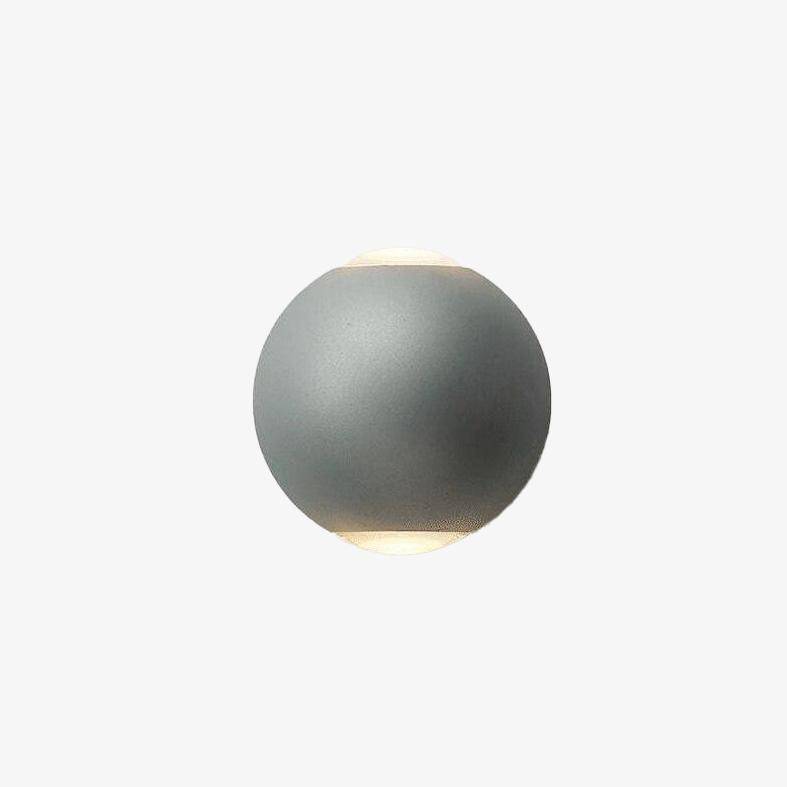 Applique murale design à LED ronde en métal Outdoor