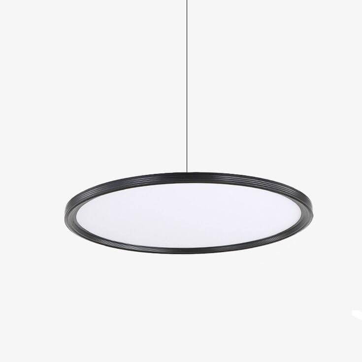 Suspension design LED avec disque en métal style Loft