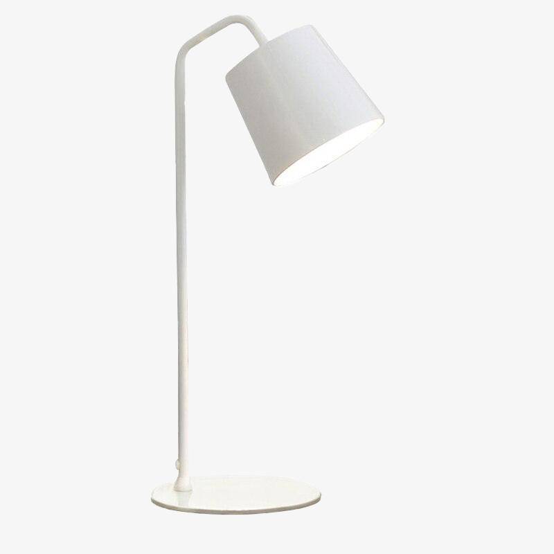 Lampe de bureau moderne à LED avec abat-jour en métal coloré Study