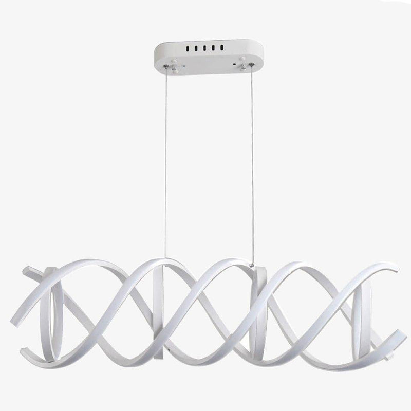 Suspension design LED en spirale Bwart