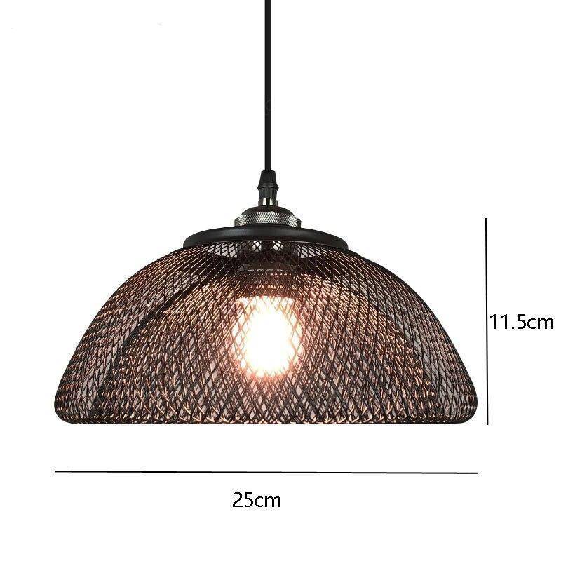 Suspension rétro LED en métal style industriel Hang