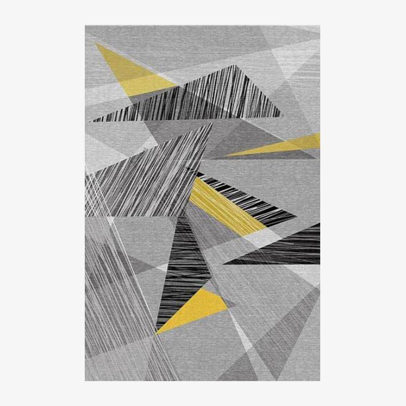 Tapis rectangle moderne style géométrique Wilson C
