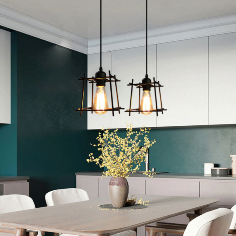 Suspension industrielle cubique et métallique Onigun