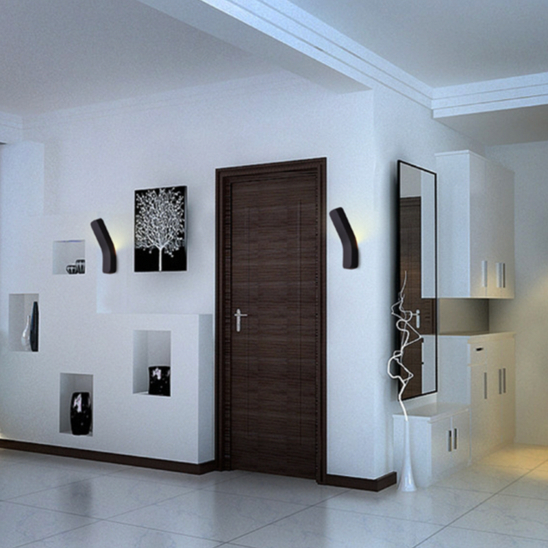 Applique murale LED moderne style pliée