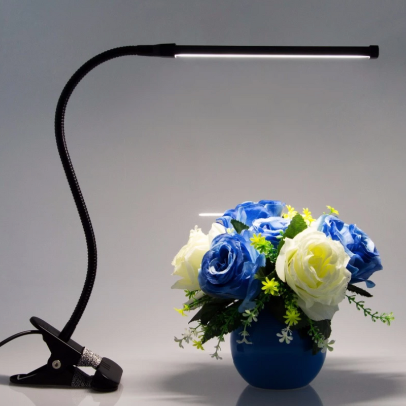 Lampe de bureau à pince en aluminium Modern USB