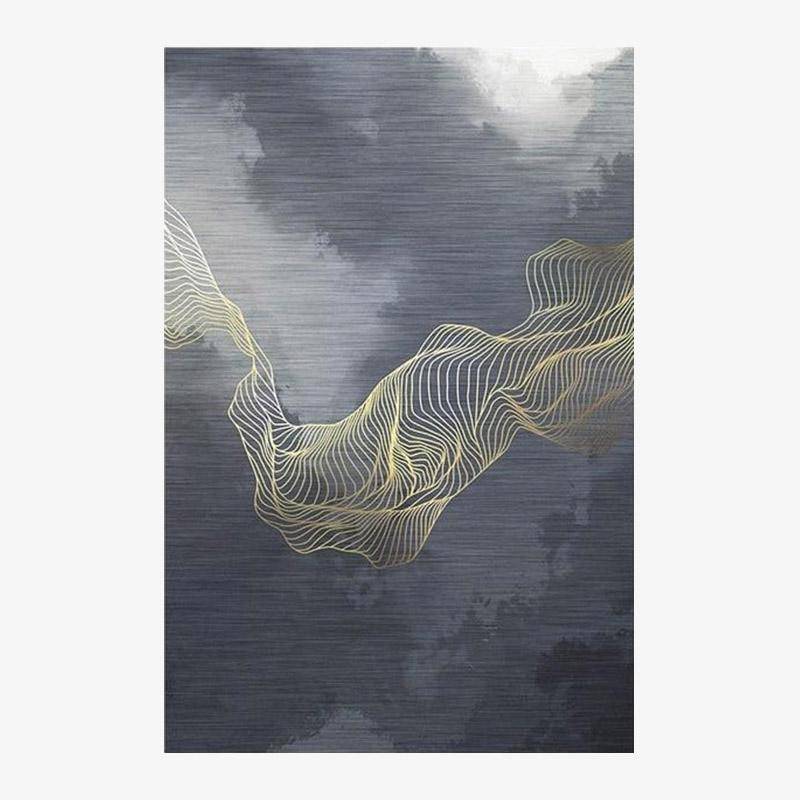 Tapis rectangle design au style abstrait Oxavo D